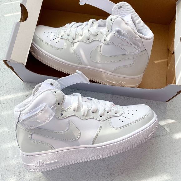 Nike air force 1 mid custom gray - Picture 3 of 3